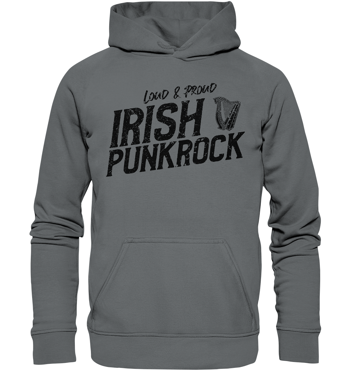 Irish Punkrock "Loud & Proud" - Basic Unisex Hoodie