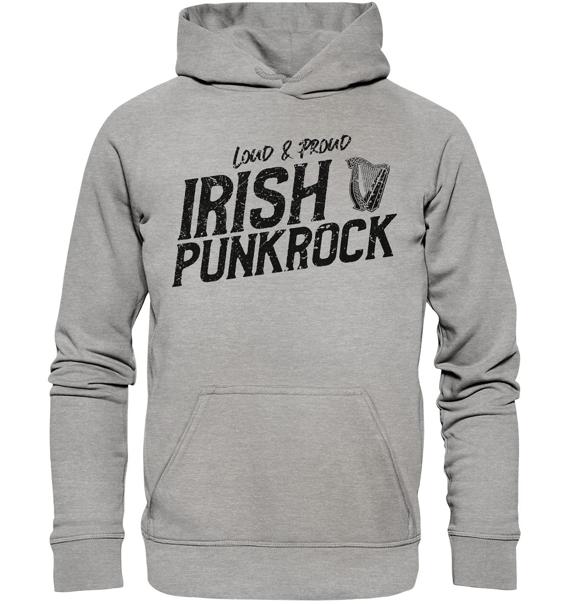 Irish Punkrock "Loud & Proud" - Basic Unisex Hoodie