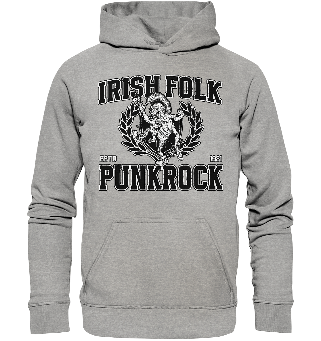Irish Folk Punkrock "Estd. 1981" - Basic Unisex Hoodie