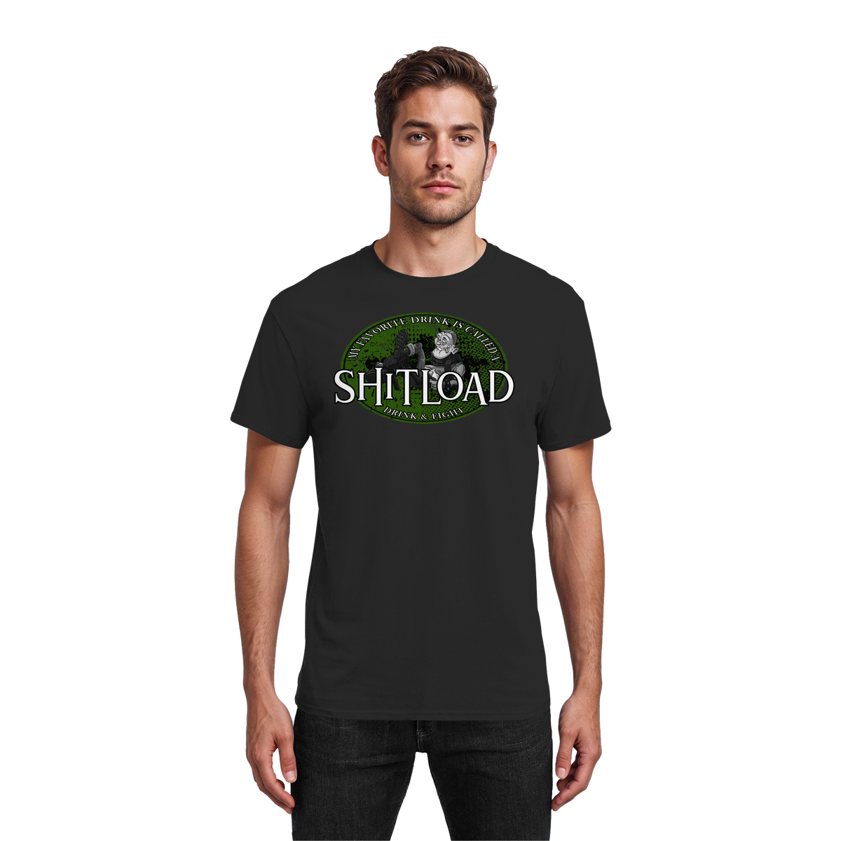 My Favorite Drink Is Called A "Shitload" - Heavy Cotton T-Shirt