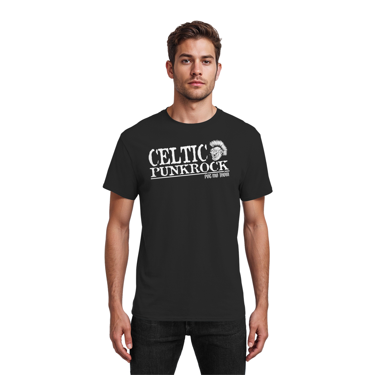 Póg Mo Thóin Streetwear "Celtic Punkrock" - Heavy Cotton T-Shirt