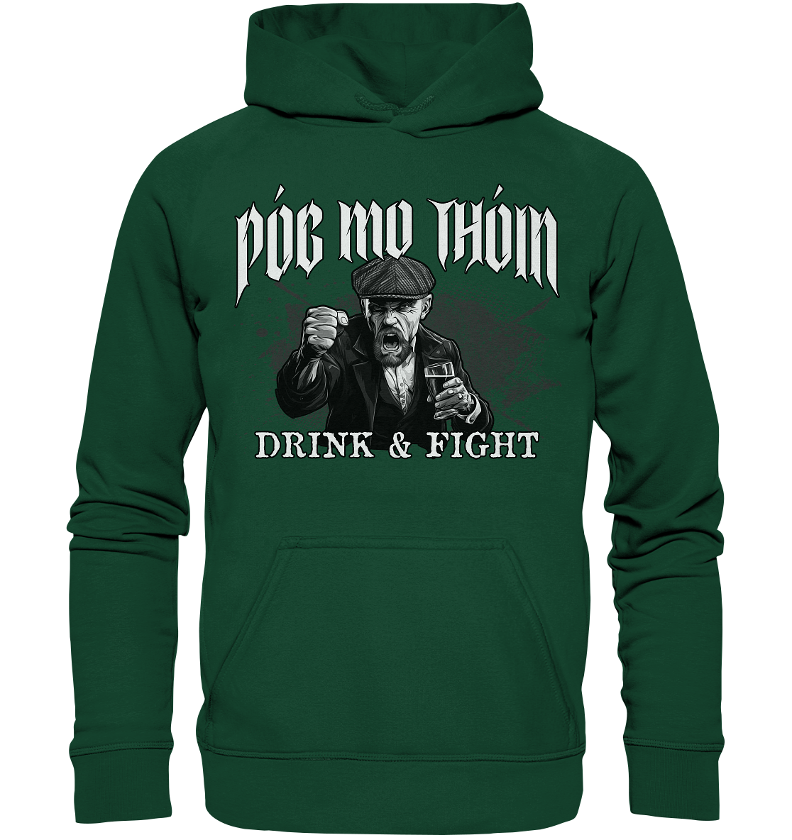 Póg Mo Thóin Streetwear "Drink & Fight" - Kids Premium Hoodie
