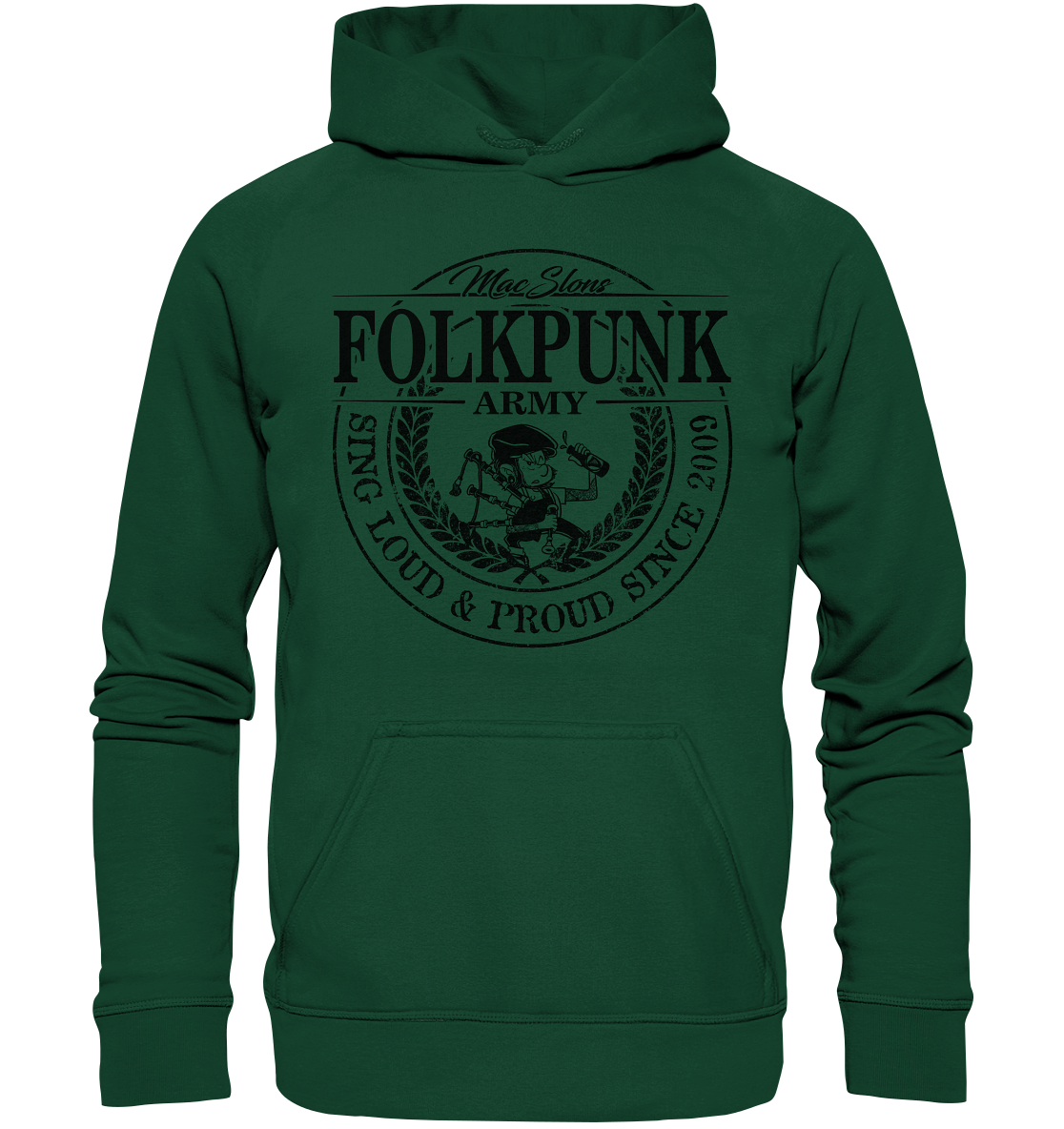 MacSlon's "Folkpunk Army" - Kids Premium Hoodie