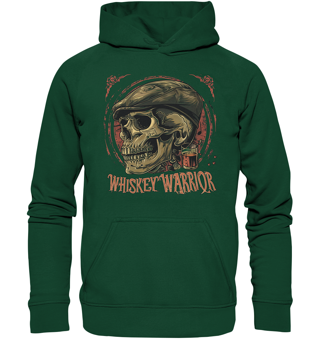 Whiskey Warrior "Flatcap-Skull I" - Kids Premium Hoodie