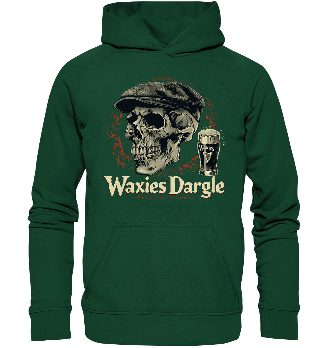 Waxies Dargle "Flatcap / Skull I" - Kids Premium Hoodie
