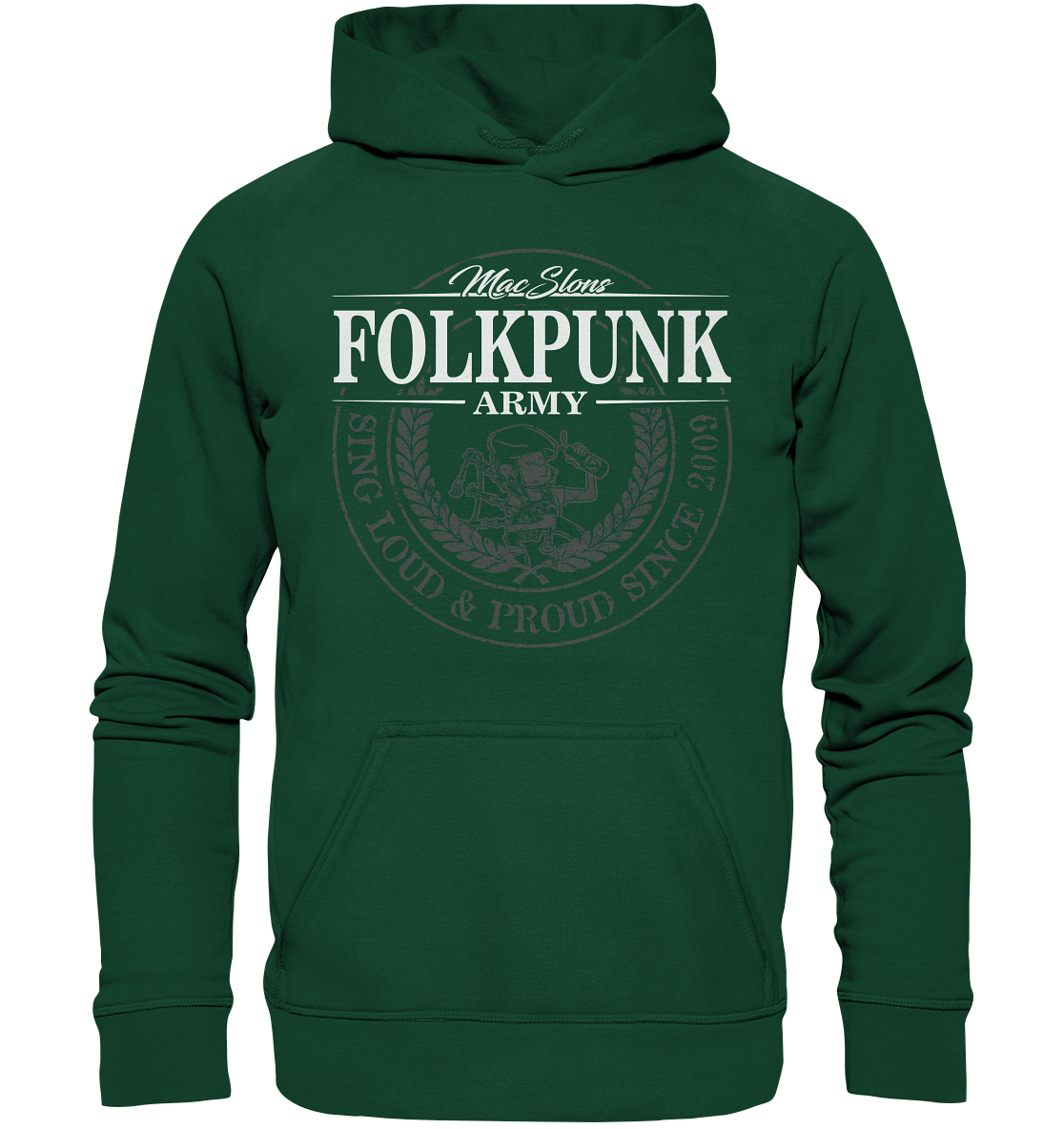 MacSlon's "Folkpunk Army" - Kids Premium Hoodie