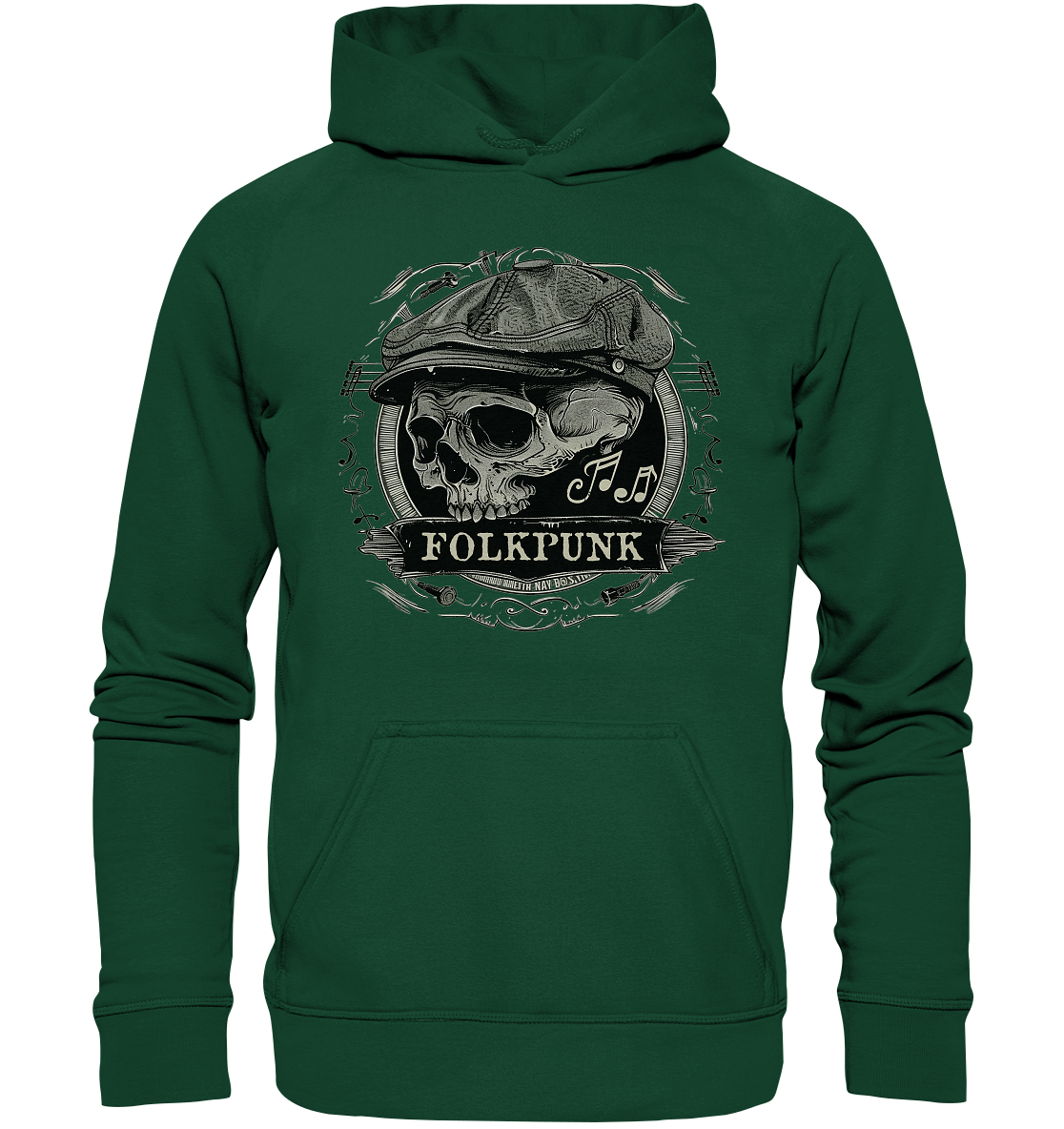 Folkpunk "Flatcap-Skull II" - Kids Premium Hoodie