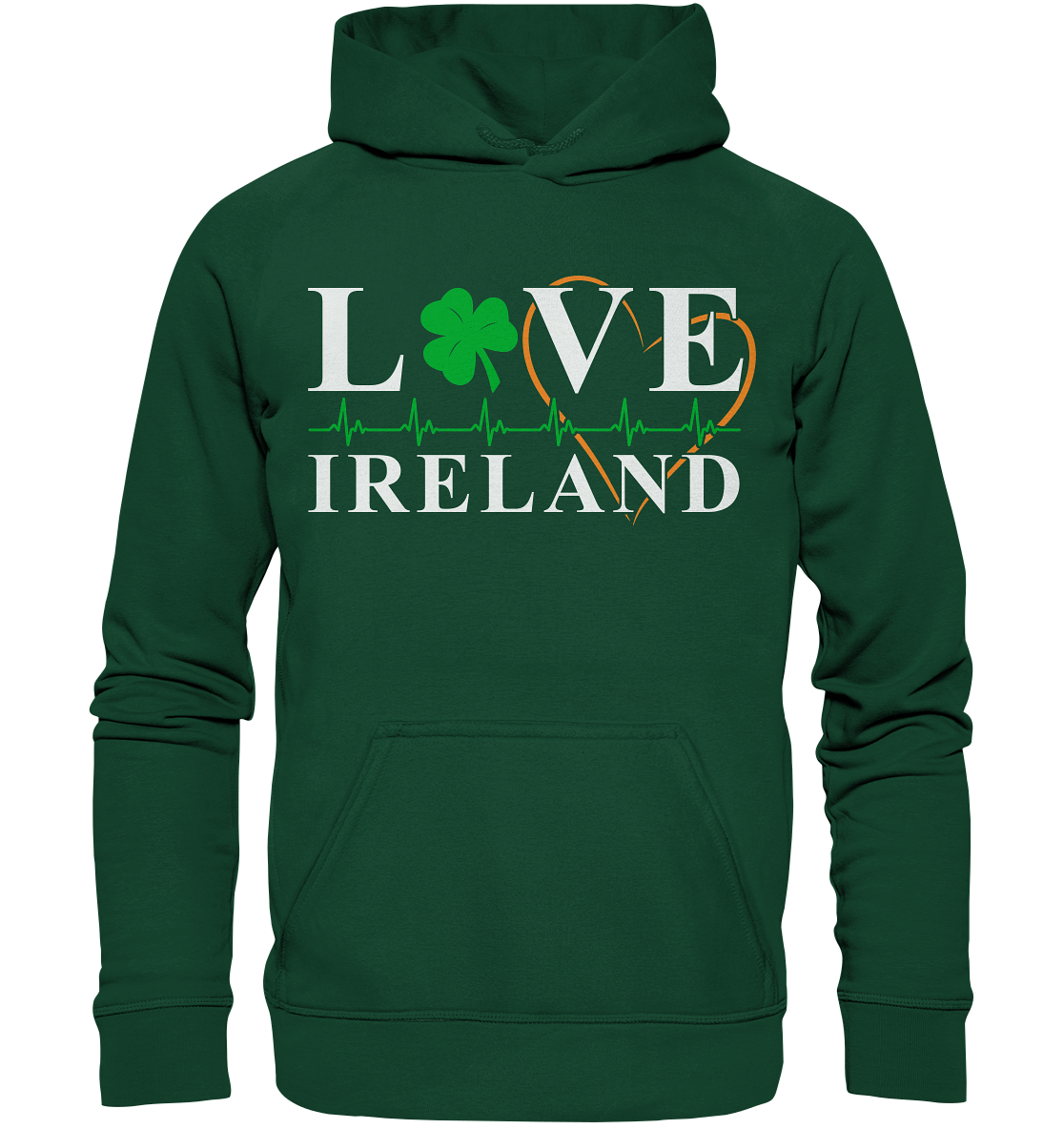 Love Ireland "Heartbeat" - Kids Premium Hoodie