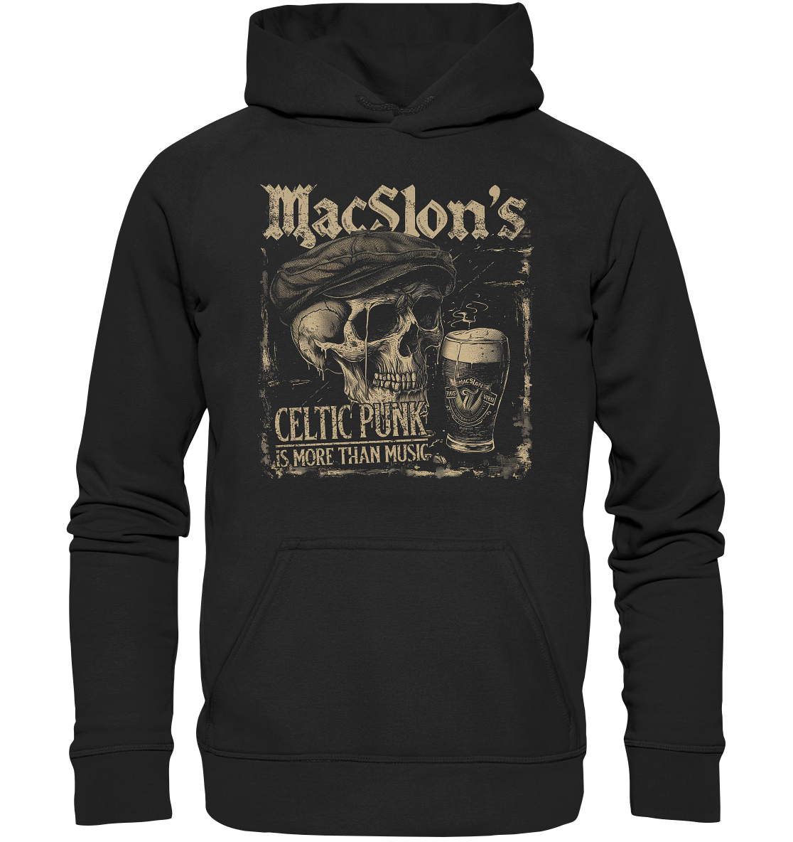 MacSlon's "Celtic Punk Is More Than Music / Flatcap-Skull" - Kids Premium Hoodie