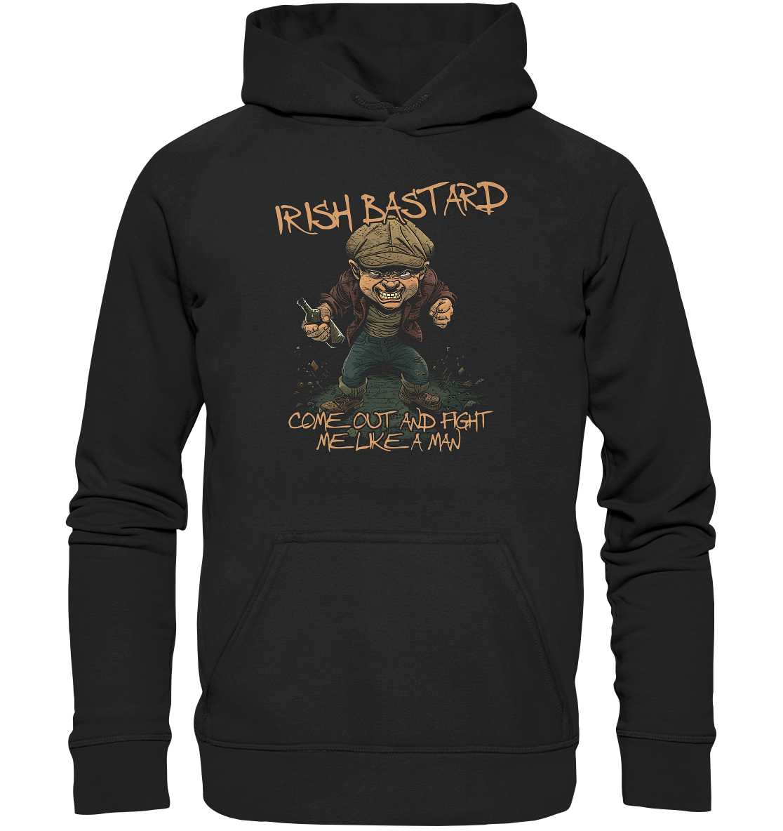 Irish Bastard "Come Out And Fight Me Like A Man" - Kids Premium Hoodie