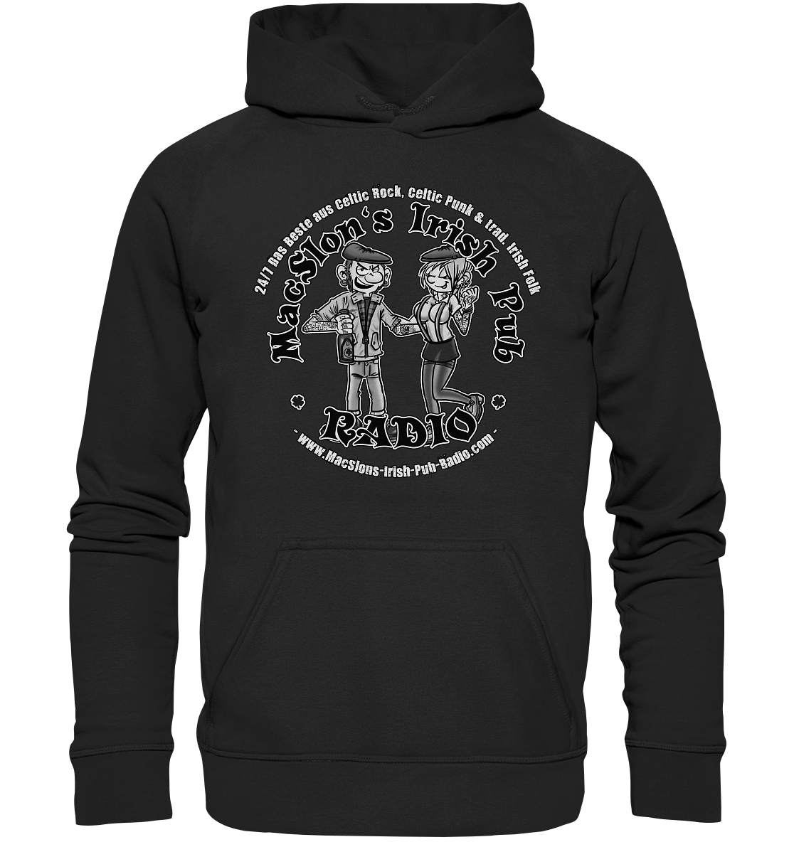 MacSlon's Radio "24/7 - Punk Couple" - Kids Premium Hoodie