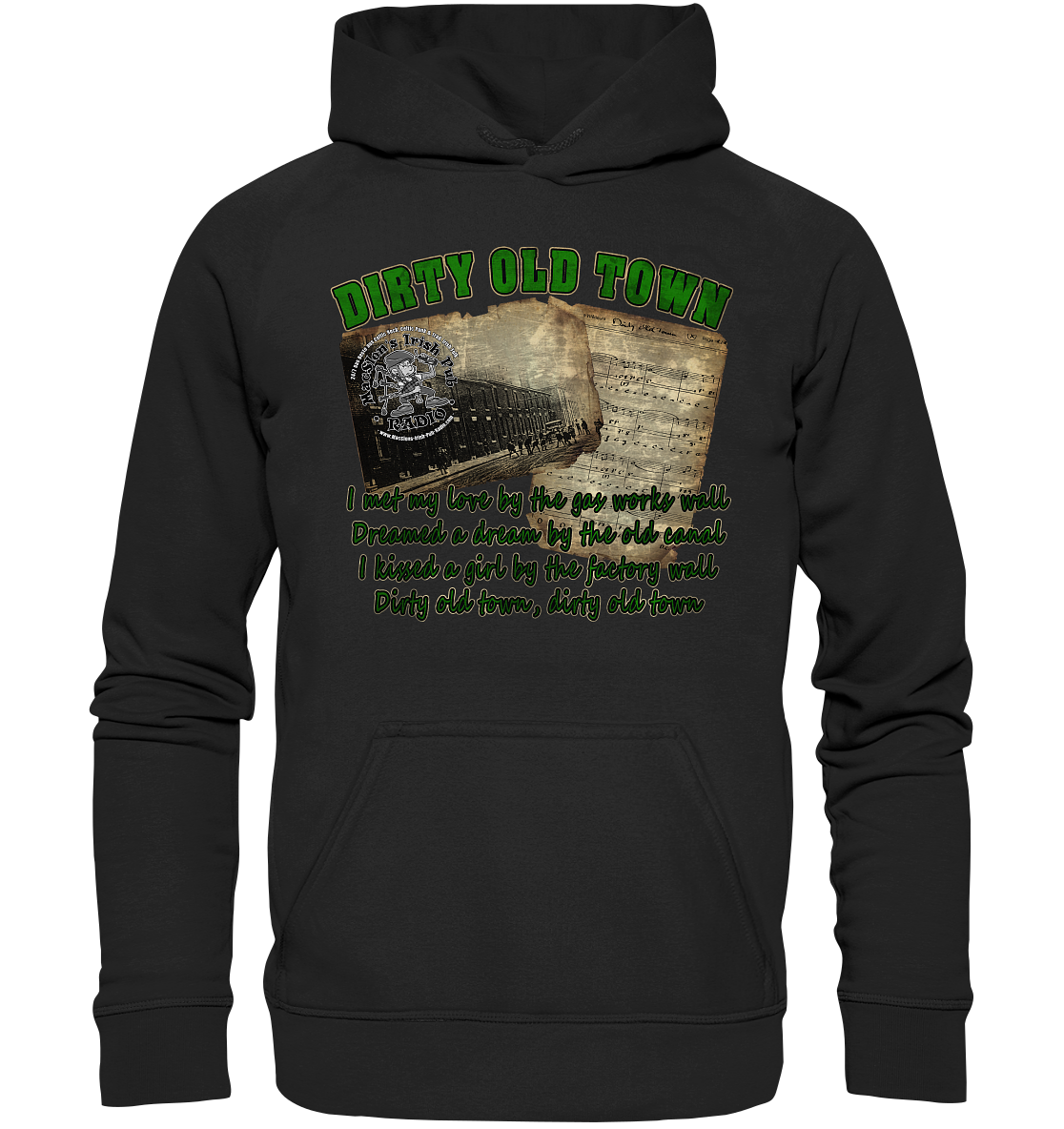 MacSlon's "Dirty Old Town I" - Kids Premium Hoodie
