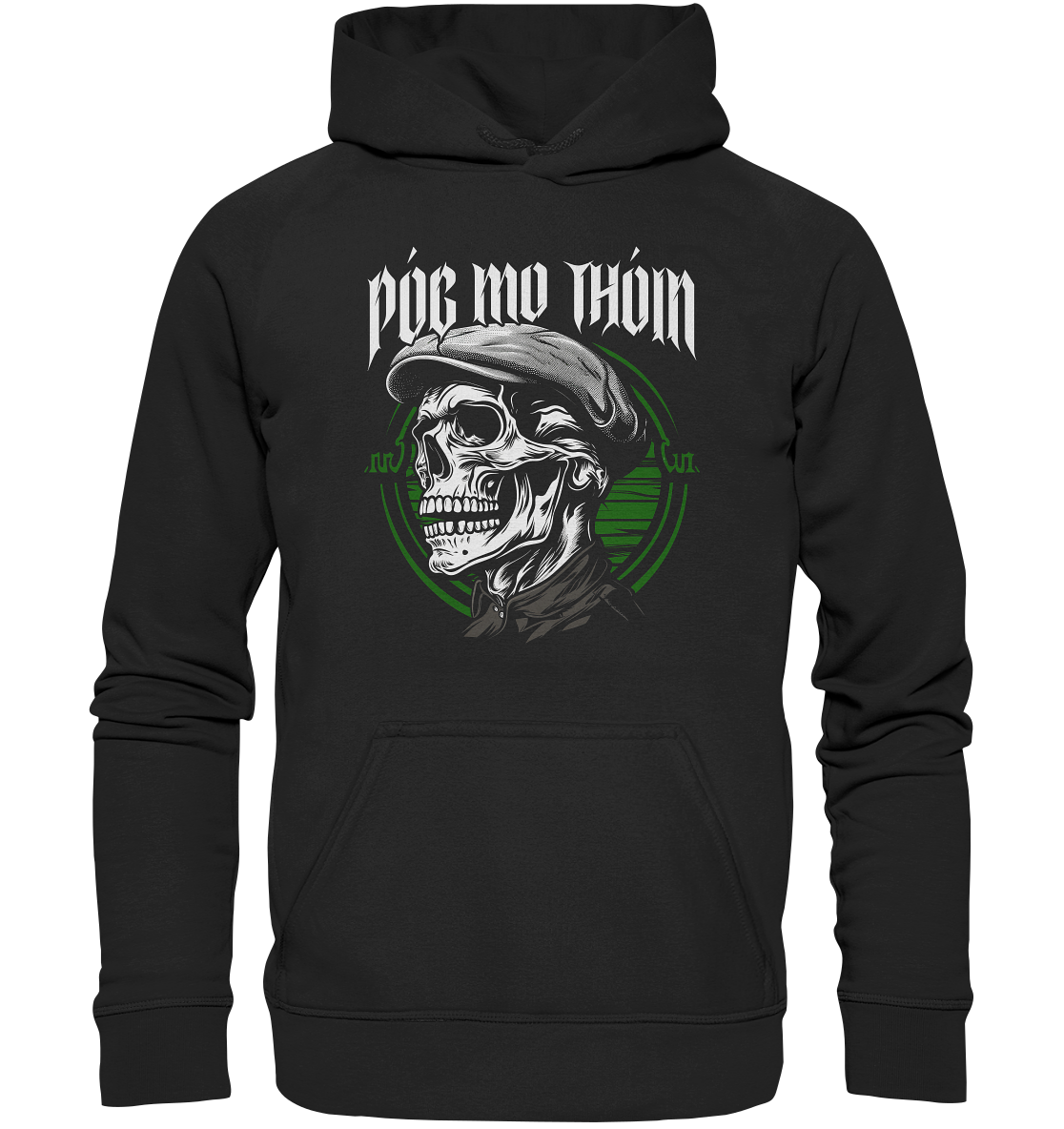 Póg Mo Thóin Streetwear "Flatcap-Skull II" - Kids Premium Hoodie