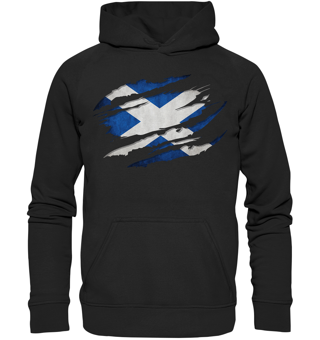 Scotland "Flag Scratch" - Kids Premium Hoodie