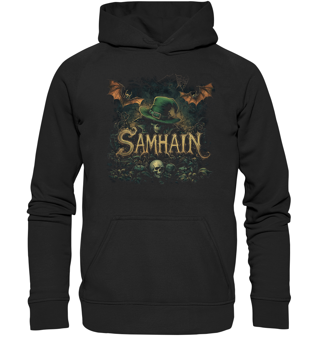Samhain "Bats & Skulls II" - Kids Premium Hoodie