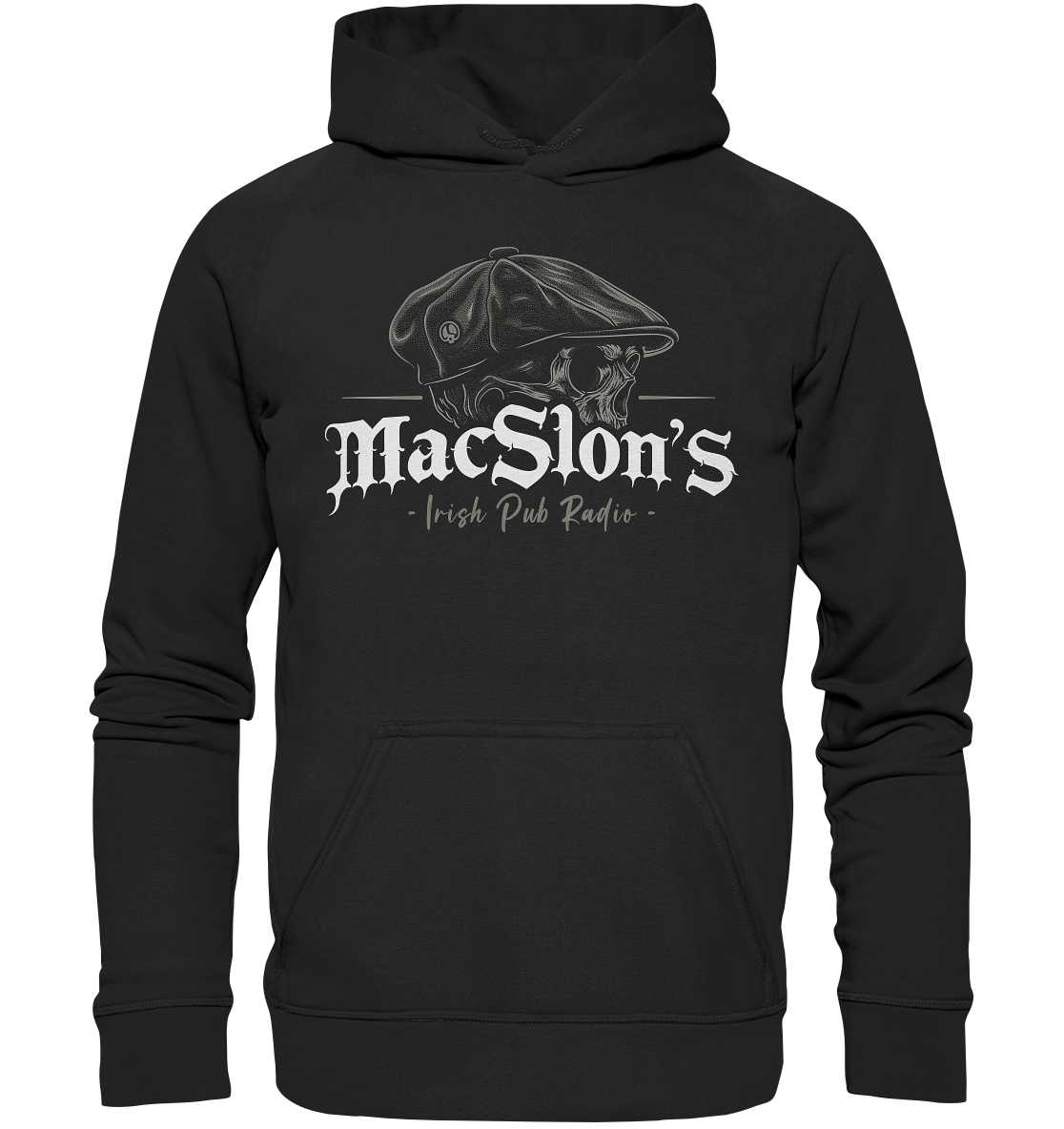 MacSlon's Irish Pub Radio "Flatcap-Skull I" - Kids Premium Hoodie