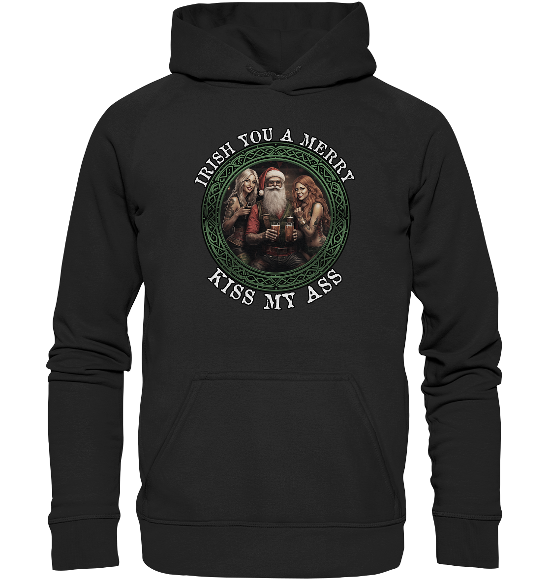 Irish You A Merry... "Santa, Girls & Beer II" - Kids Premium Hoodie