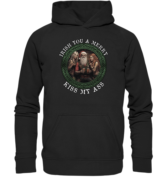 Irish You A Merry... "Santa, Girls & Beer II" - Kids Premium Hoodie
