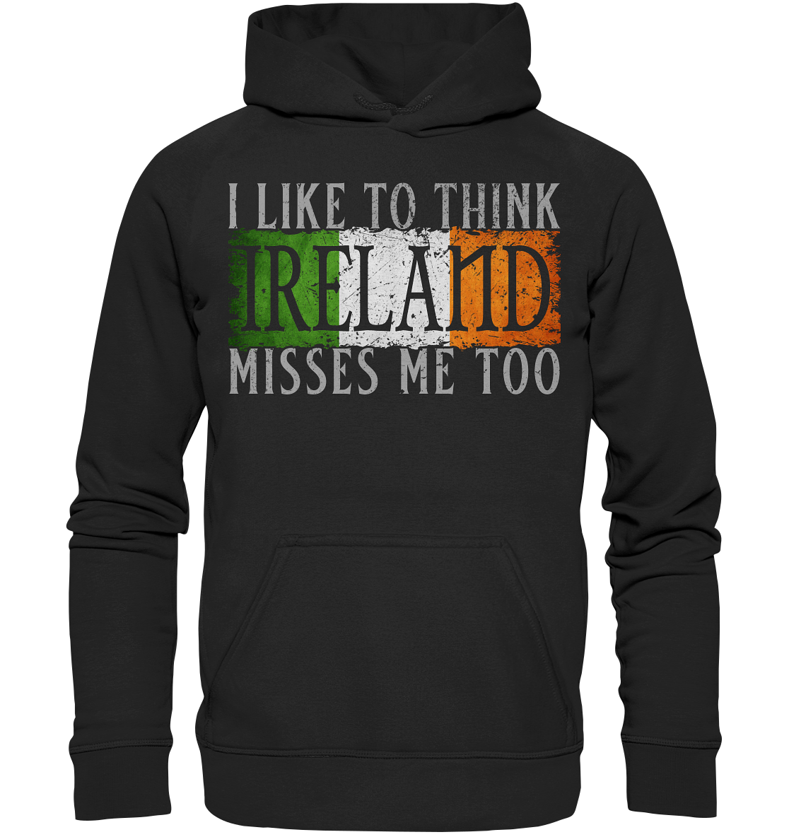 I Like To Think "Ireland" Misses Me Too - Kids Premium Hoodie