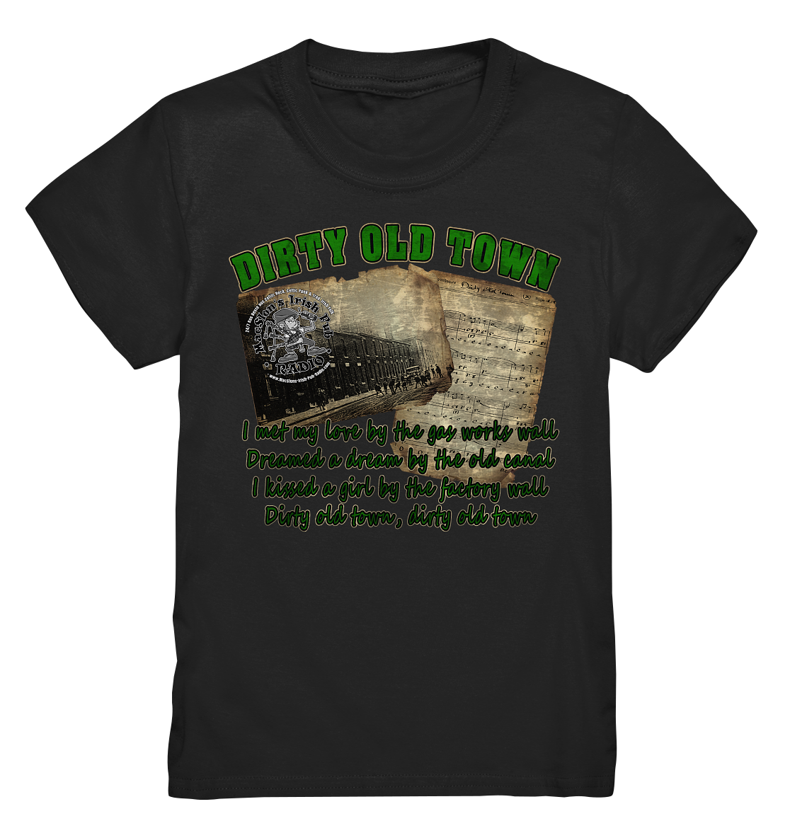 MacSlon's "Dirty Old Town I" - Kids Premium Shirt