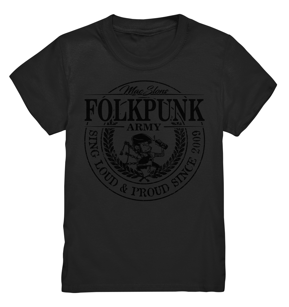 MacSlon's "Folkpunk Army" - Kids Premium Shirt