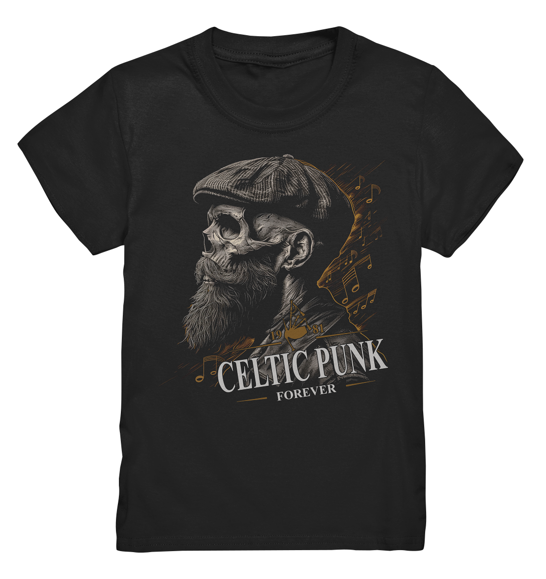 Celtic Punk "Forever / Flatcap-Skull I" - Kids Premium Shirt