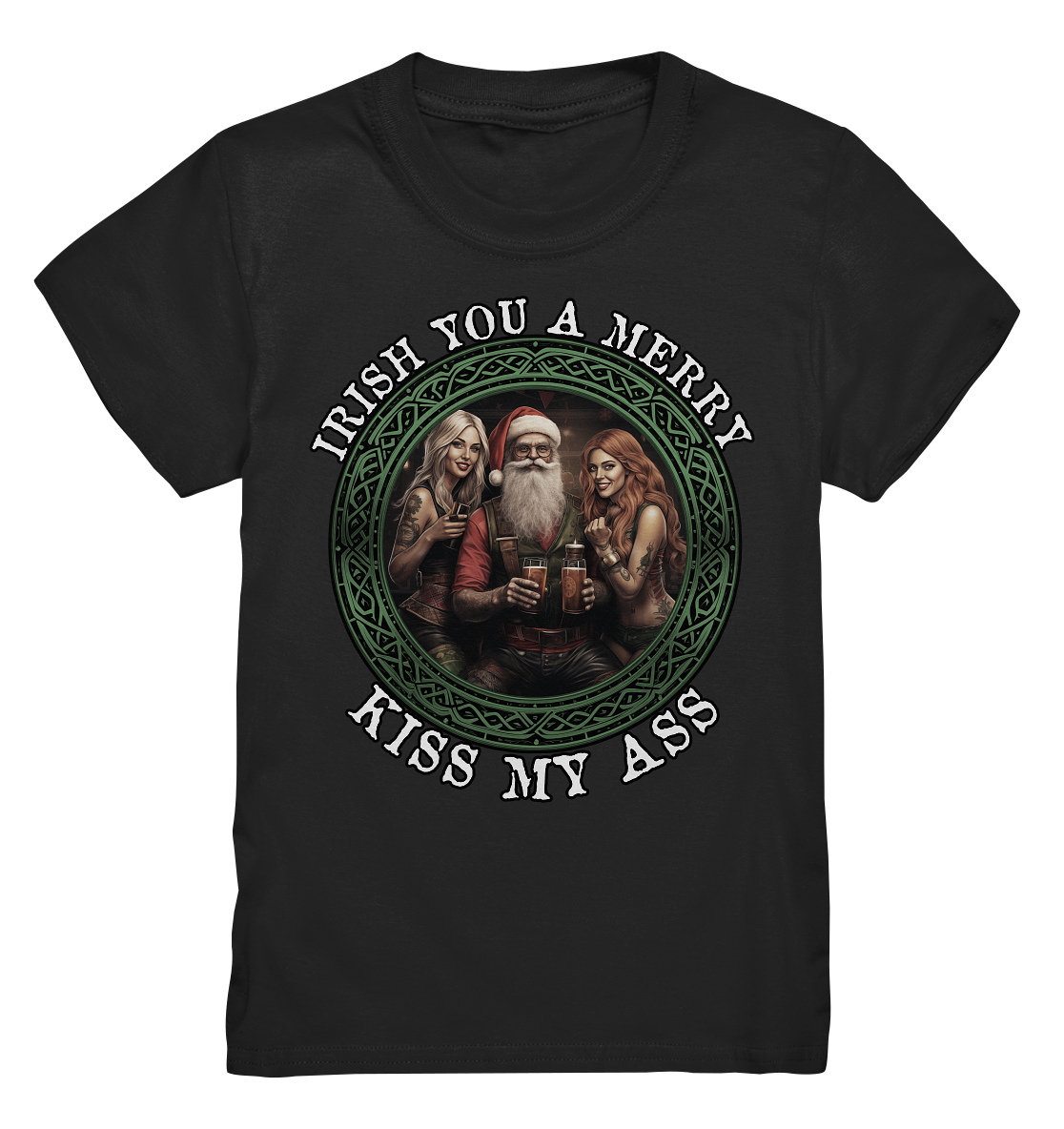 Irish You A Merry... "Santa, Girls & Beer II" - Kids Premium Shirt