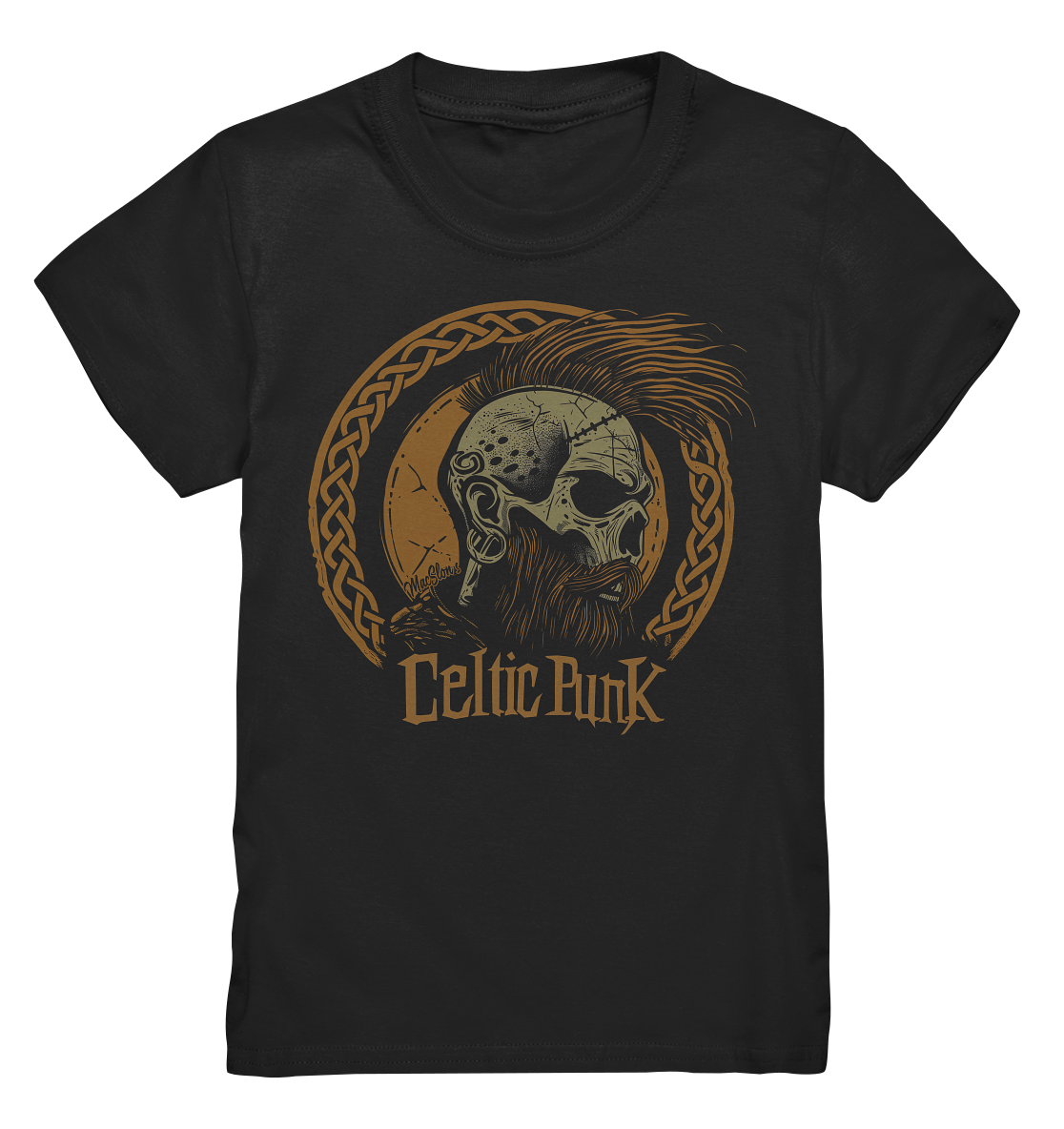 Celtic Punk "Skull / Circle I" - Kids Premium Shirt