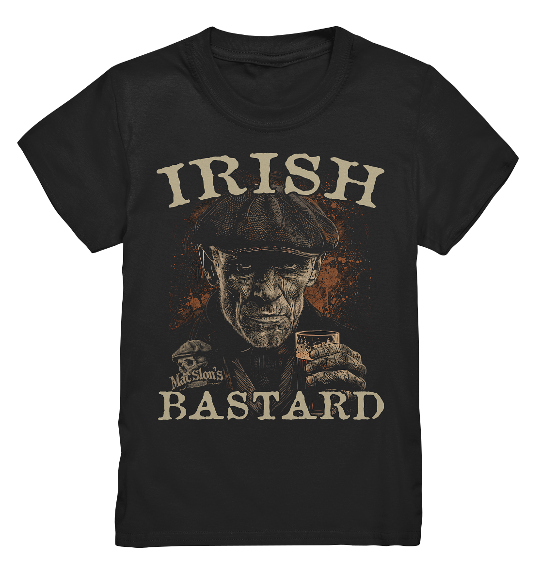 Irish Bastard "Old Irish Man V" - Kids Premium Shirt