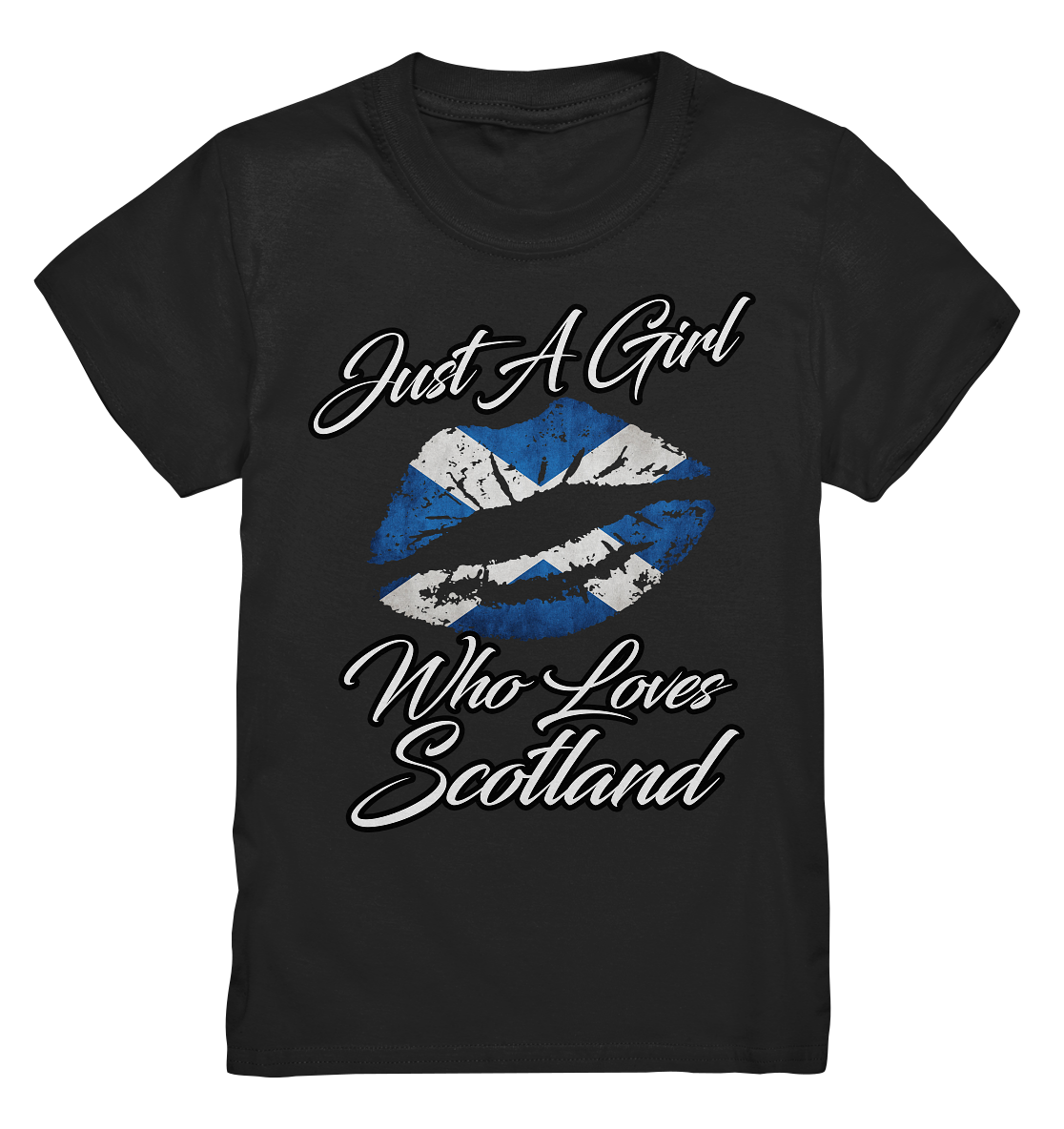 Just a Girl Who Loves Scotland - Kids Premium Shirt