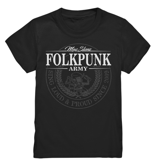 MacSlon's "Folkpunk Army" - Kids Premium Shirt