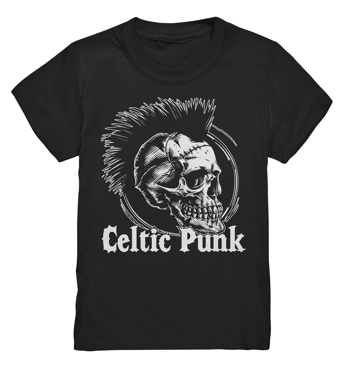 Celtic Punk "Skull III" - Kids Premium Shirt