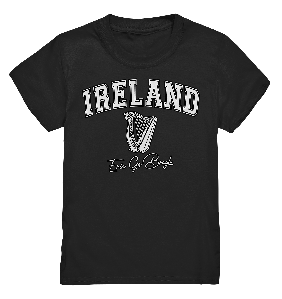 Ireland "Harp / Erin Go Bragh" - Kids Premium Shirt