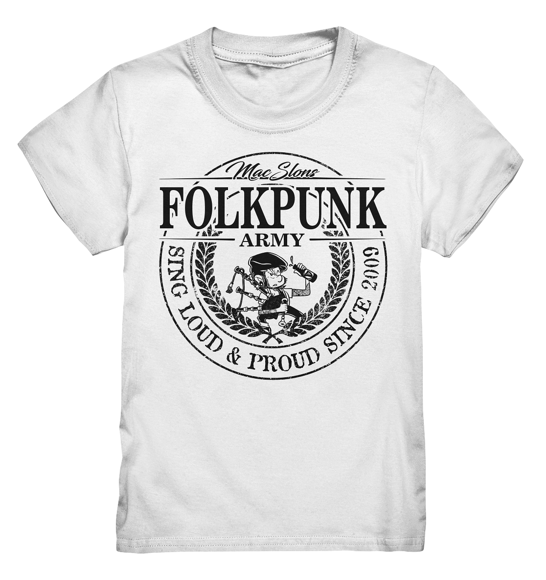 MacSlon's "Folkpunk Army" - Kids Premium Shirt