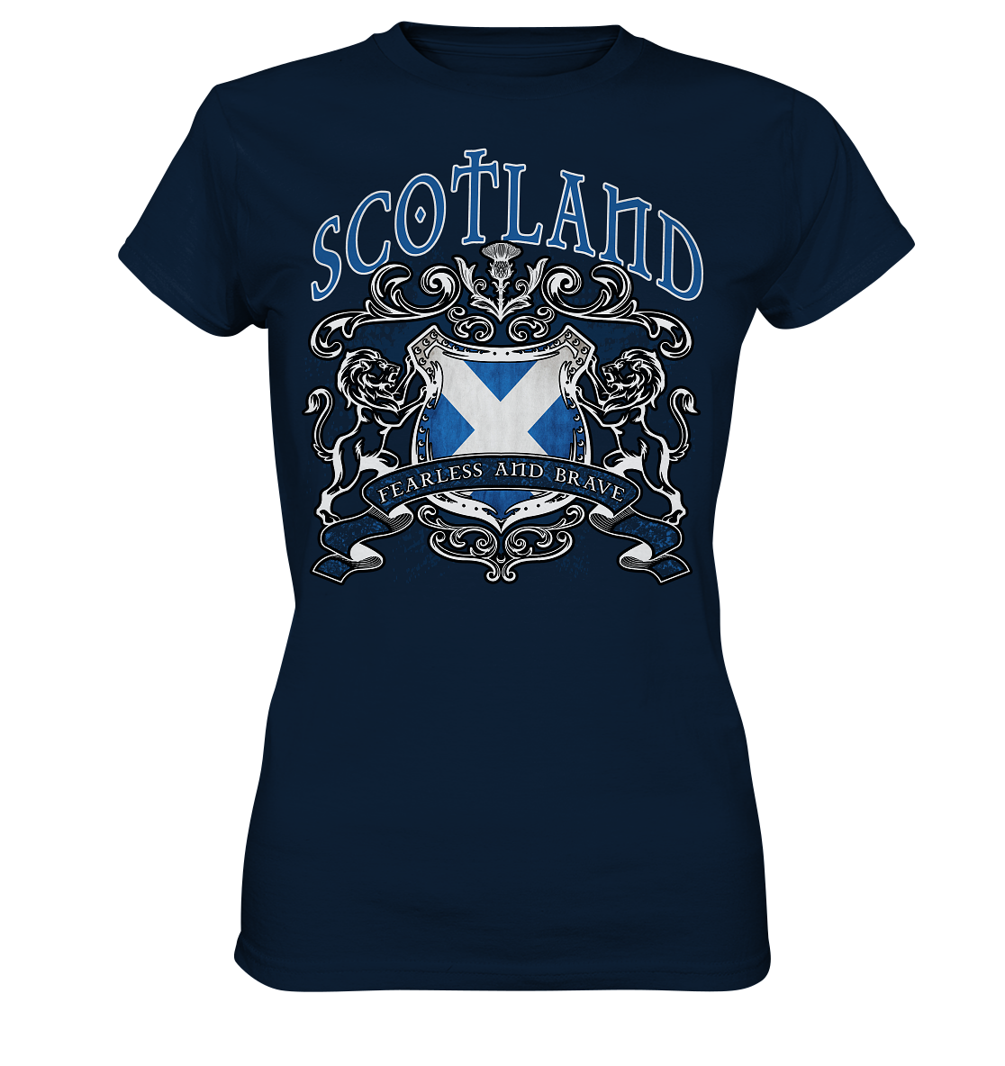 Scotland "Crest" - Ladies Premium Shirt