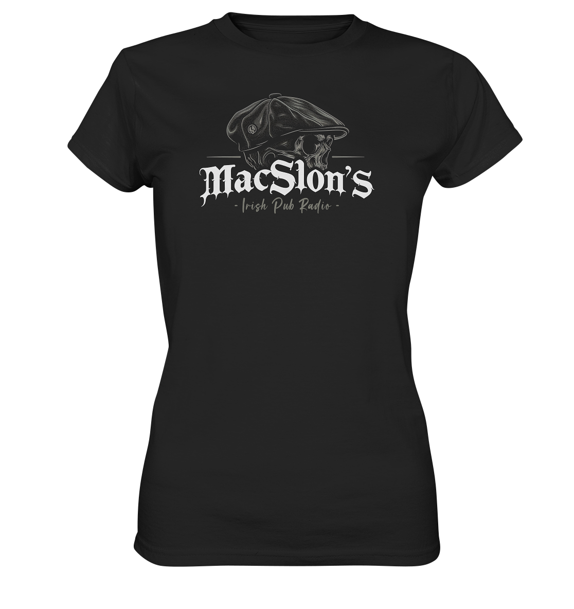 MacSlon's Irish Pub Radio "Flatcap-Skull I" - Ladies Premium Shirt