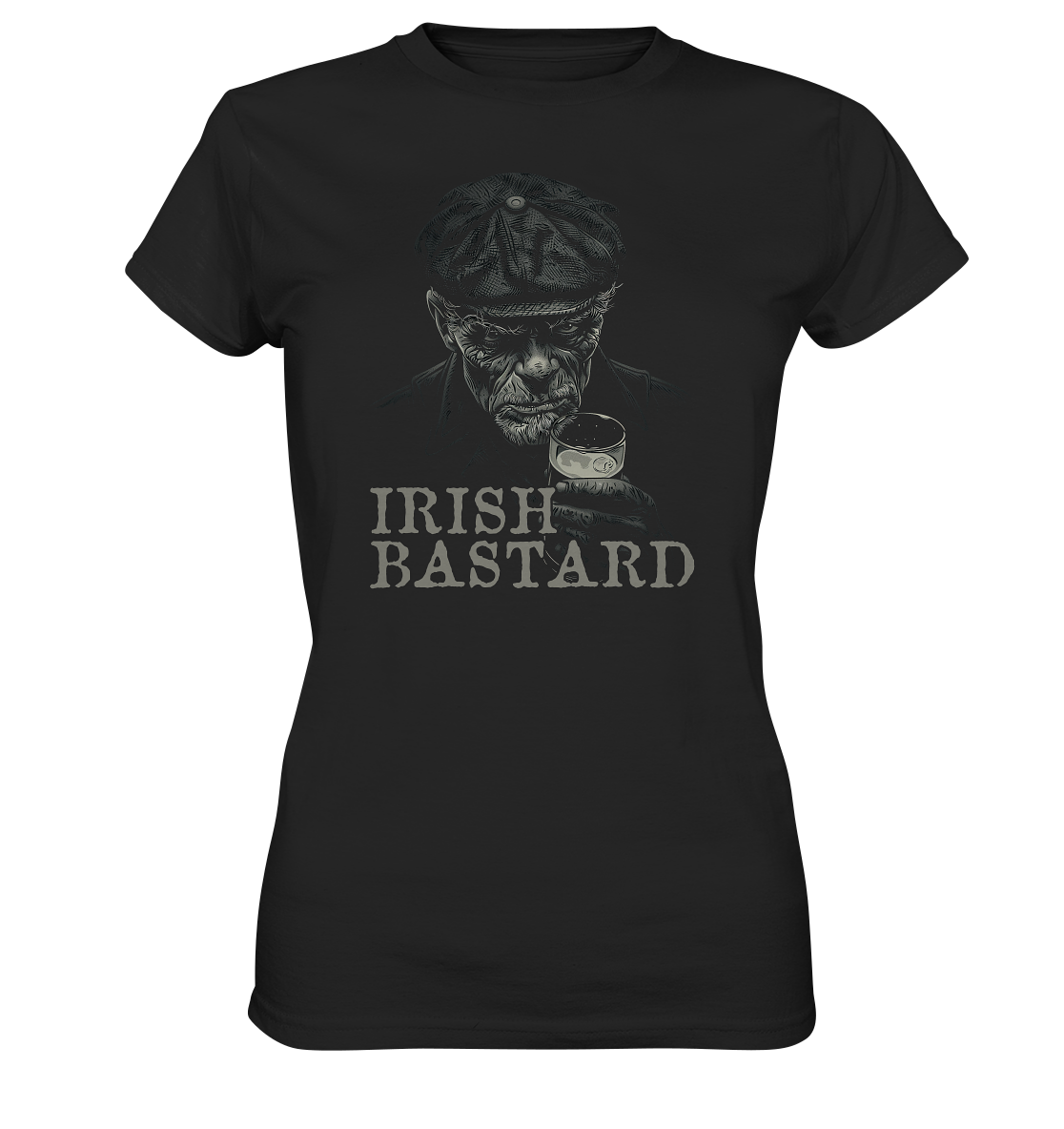Irish Bastard "Old Irish Man VI" - Ladies Premium Shirt