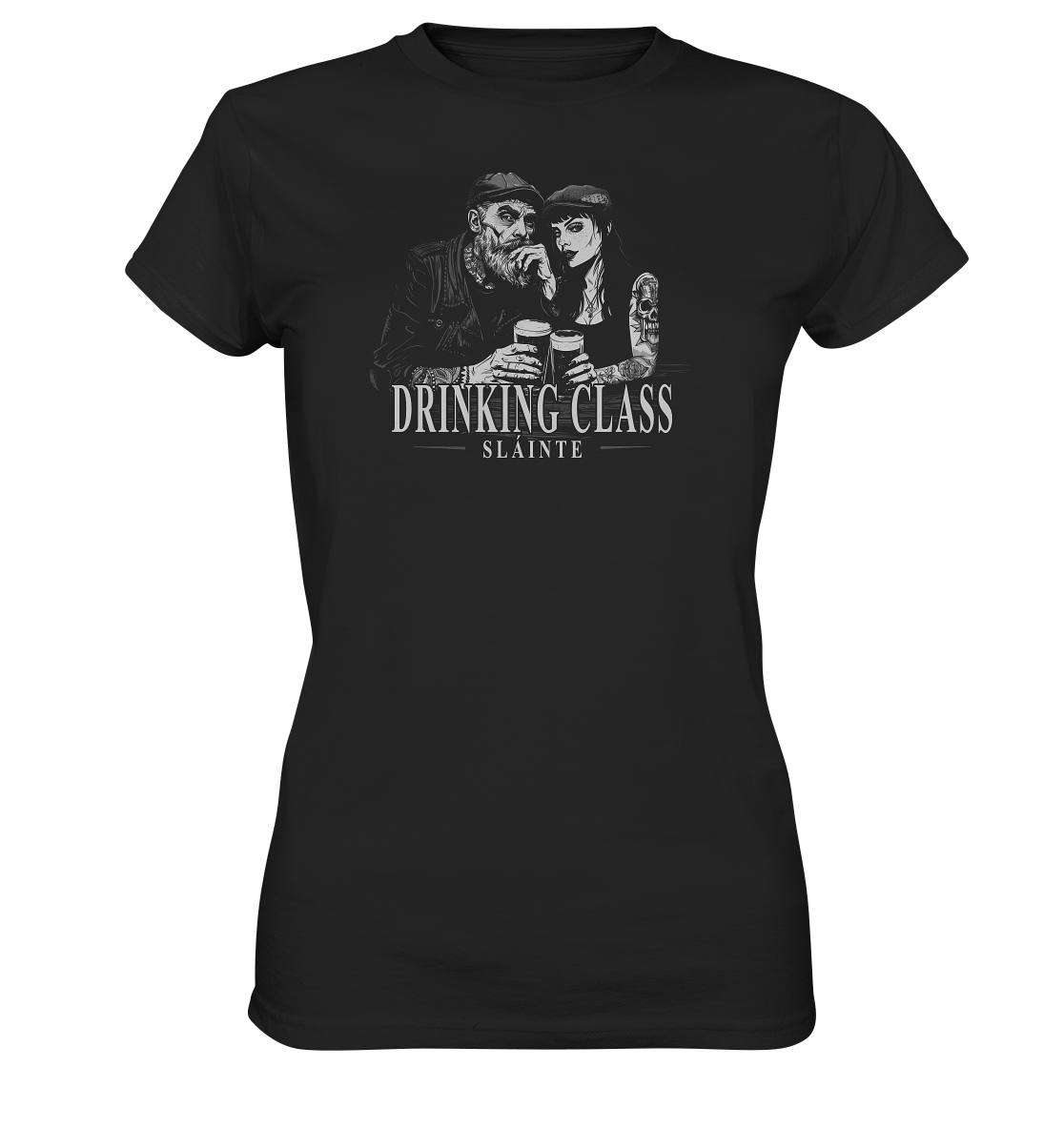 Drinking Class "Sláinte / Irish Pub Couple I" - Ladies Premium Shirt