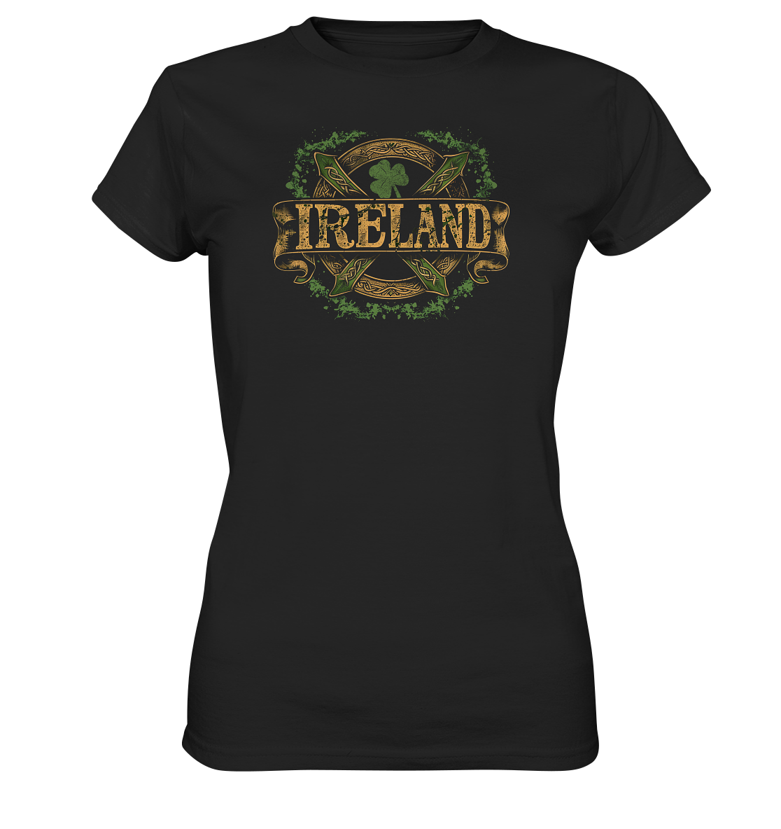 Ireland "Shamrock / Crest II" - Ladies Premium Shirt