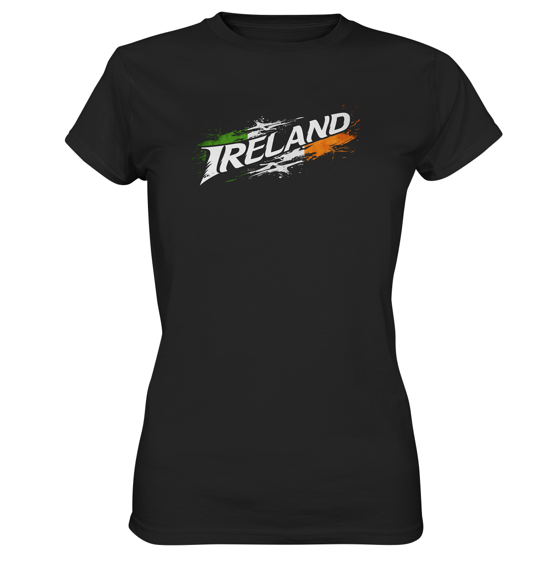 Ireland "Flag Splatter I" - Ladies Premium Shirt