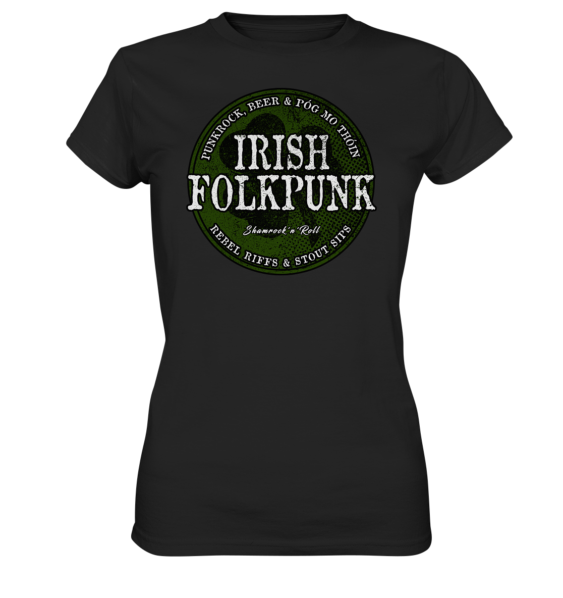 Irish Folkpunk "Shamrock'n'Roll" - Ladies Premium Shirt