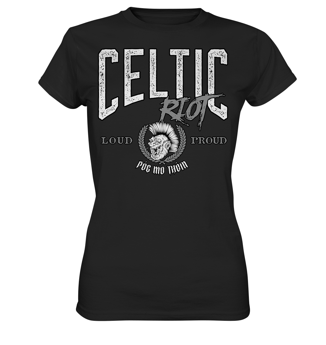 Póg Mo Thóin Streetwear "Celtic Riot" - Ladies Premium Shirt