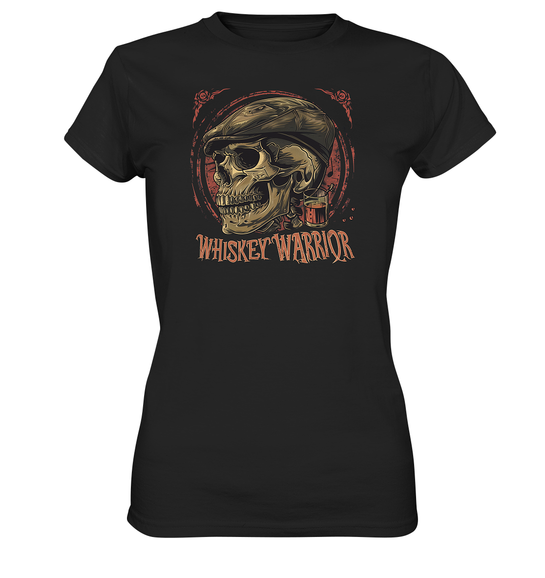 Whiskey Warrior "Flatcap-Skull I" - Ladies Premium Shirt