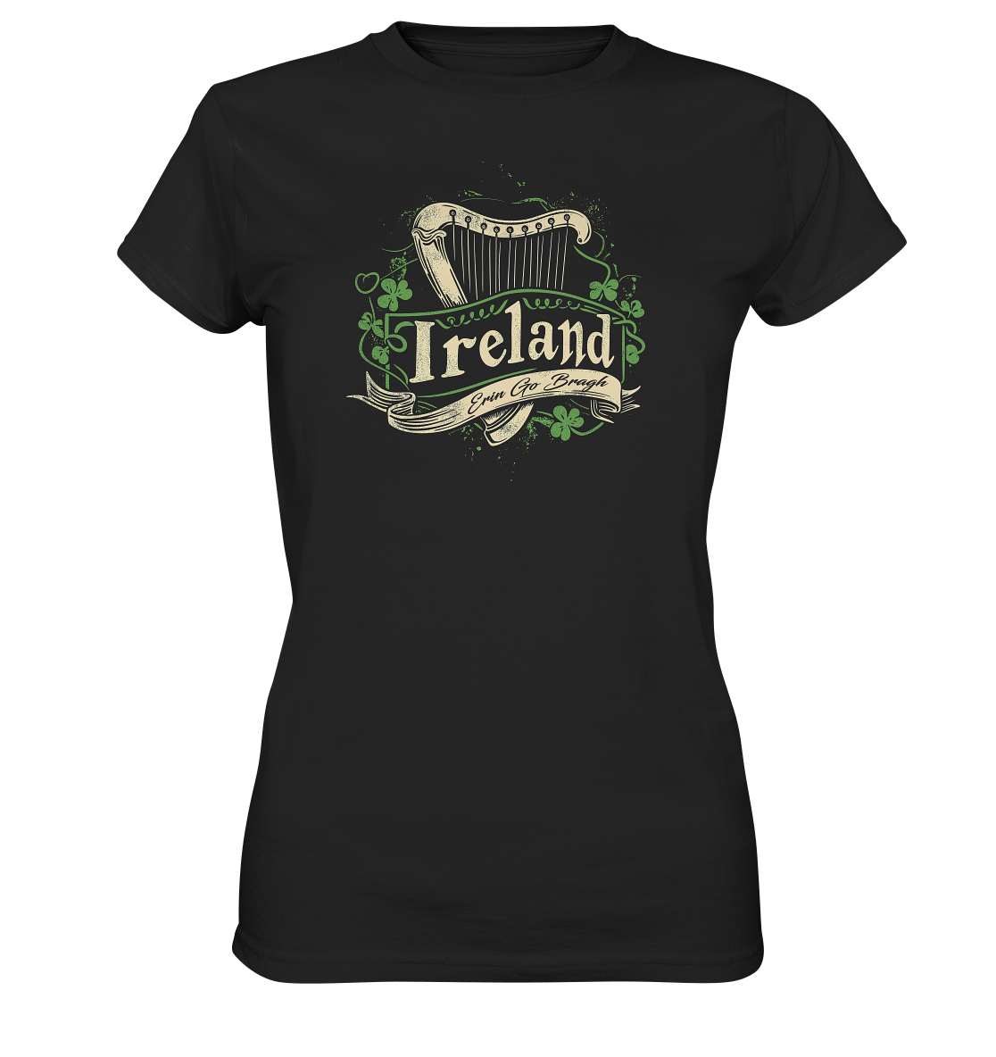 Ireland "Erin Go Bragh / Crest" - Ladies Premium Shirt