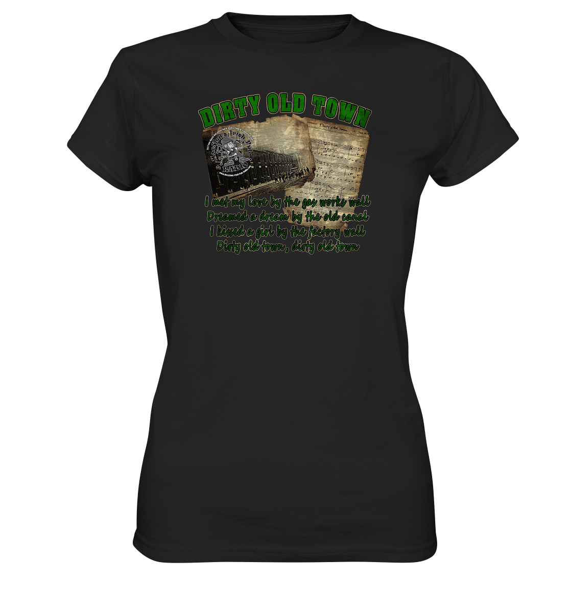 MacSlon's "Dirty Old Town I" - Ladies Premium Shirt