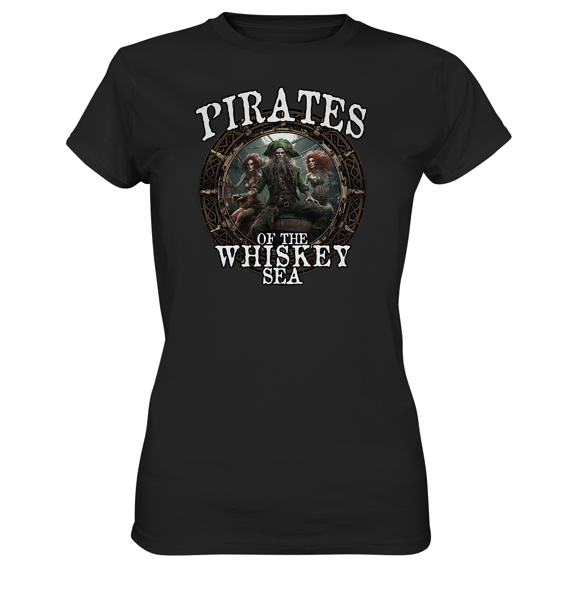 Pirates "Of The Whiskey Sea" - Ladies Premium Shirt