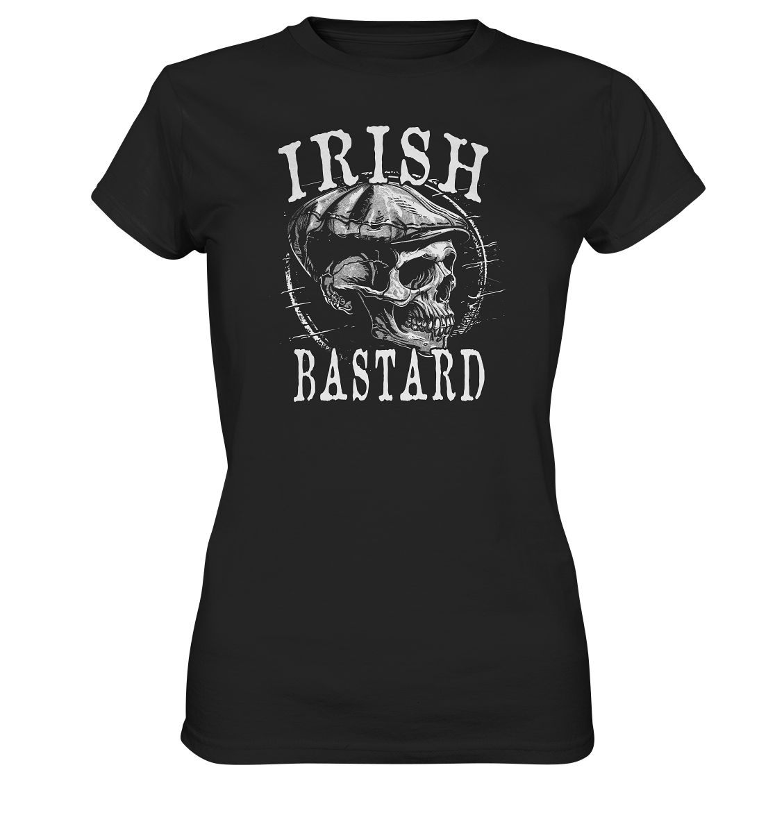 Irish Bastard "Flatcap-Skull I" - Ladies Premium Shirt