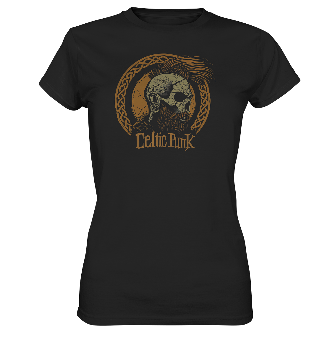 Celtic Punk "Skull / Circle I" - Ladies Premium Shirt