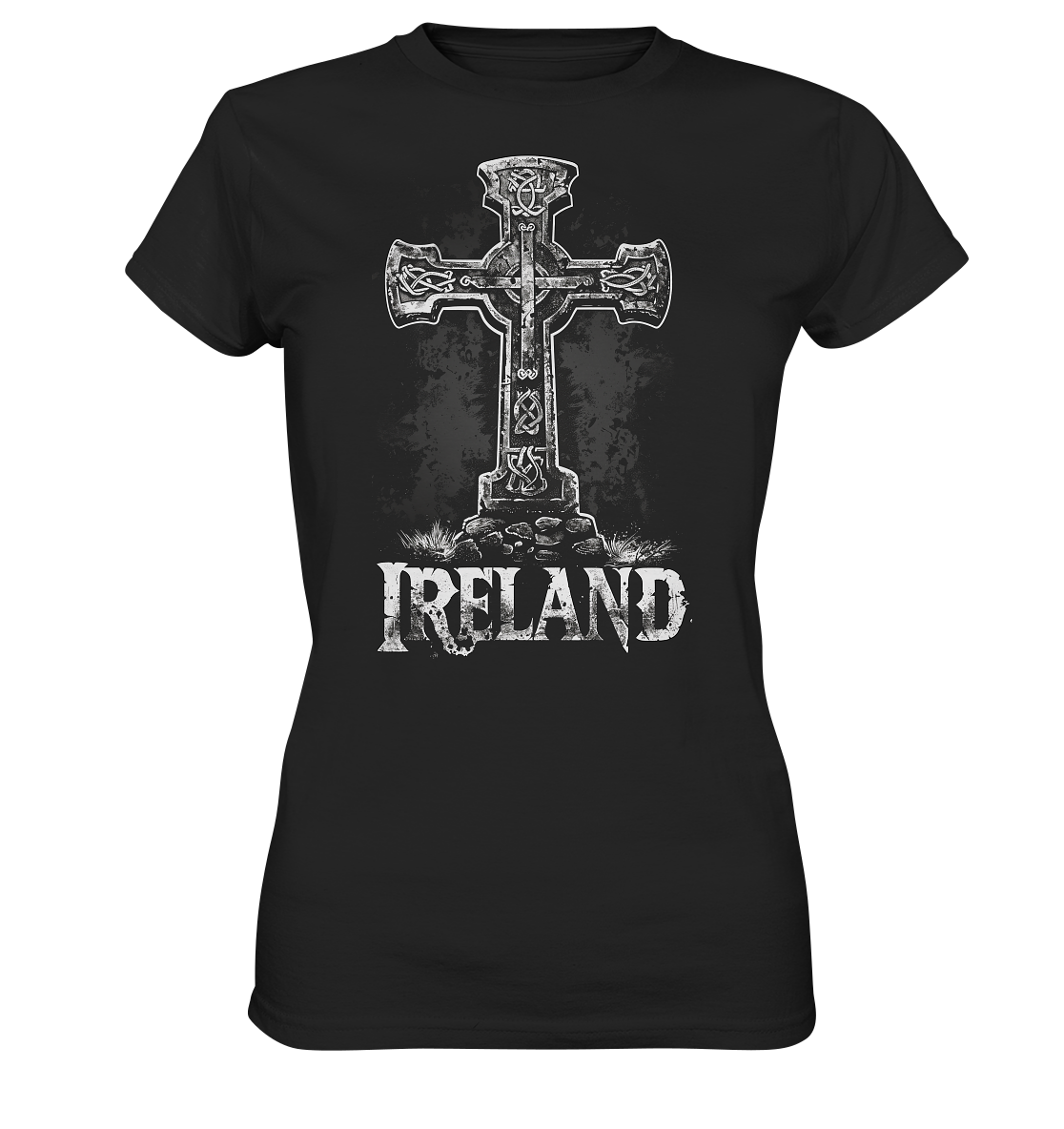 Ireland "Celtic Cross I" - Ladies Premium Shirt
