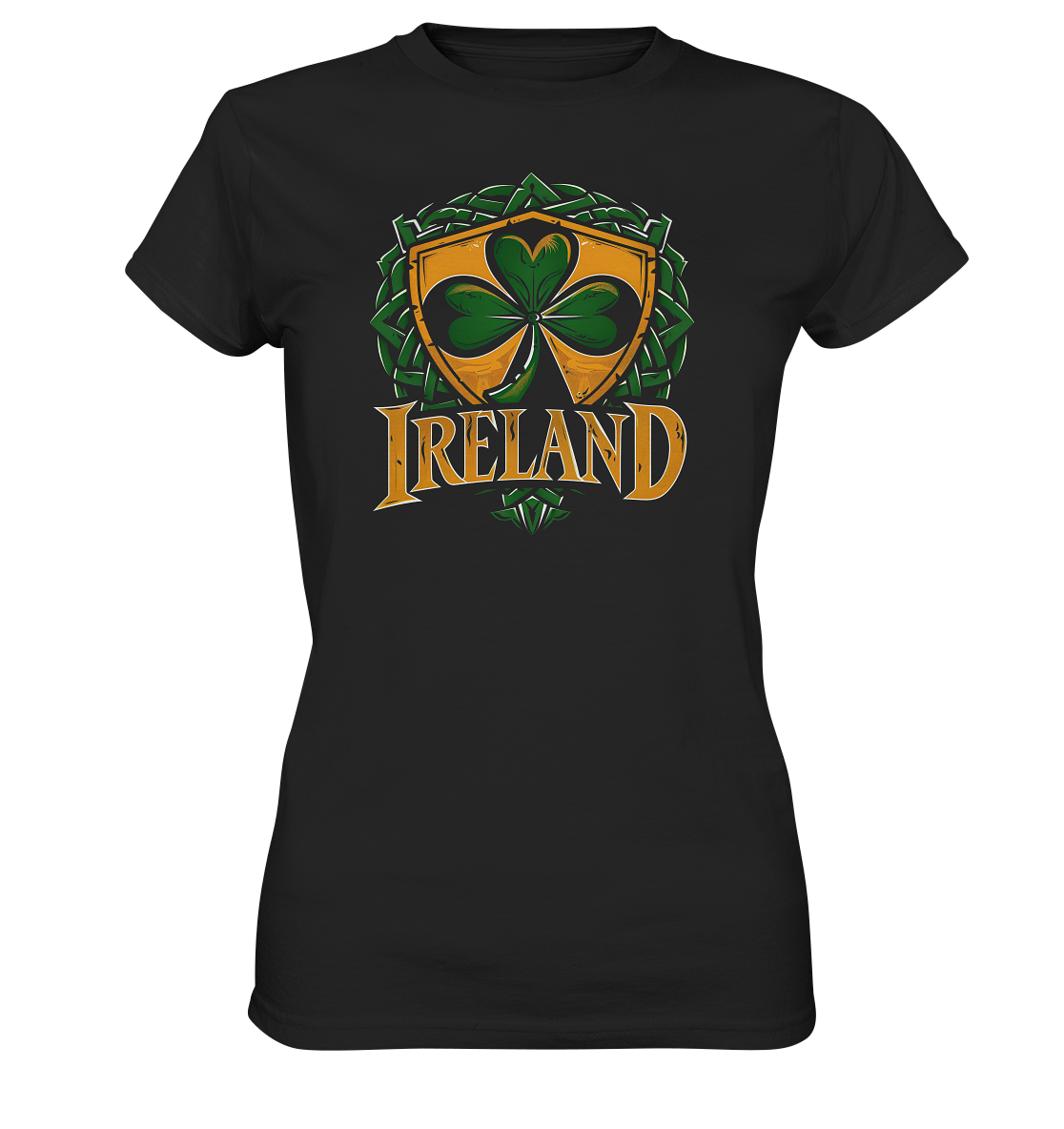 Ireland "Shamrock / Crest" - Ladies Premium Shirt